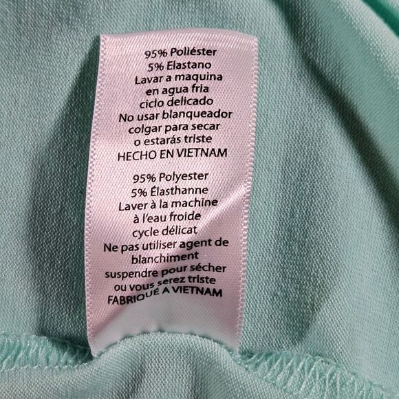 LULAROE Womens Crew neck Short Sleeved Oversized Teal/Light Blue Shirt. Size XL. - Picture 6 of 7